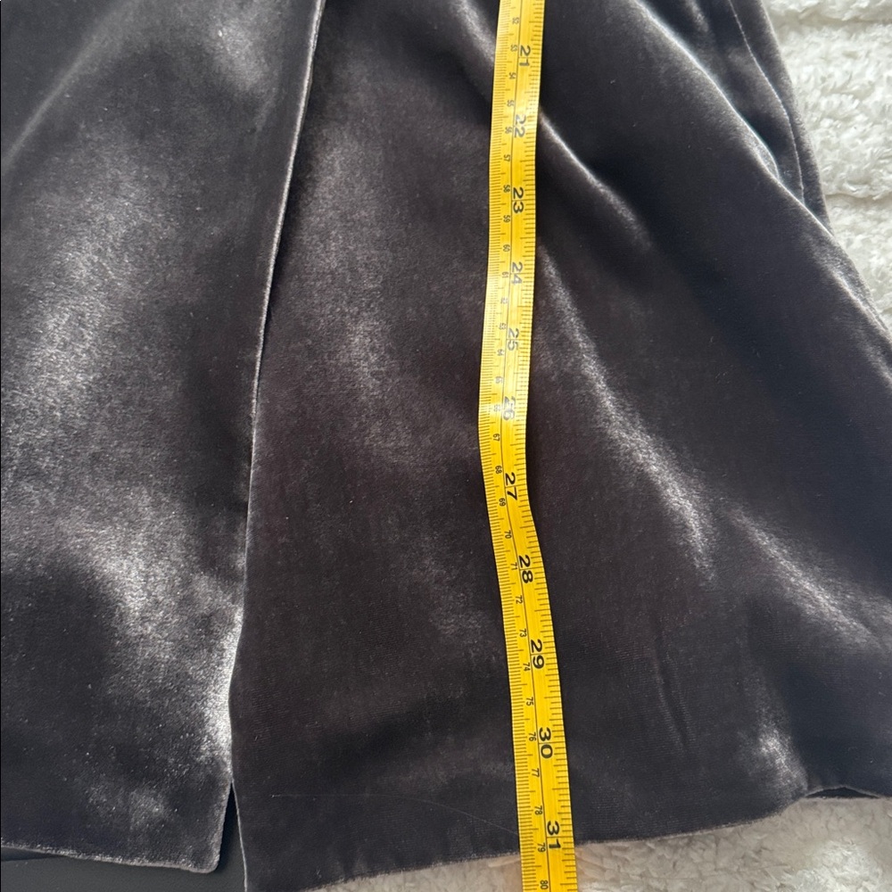 BCBGMaxAzria dark grey Velvet Blazer - Picture 13 of 13